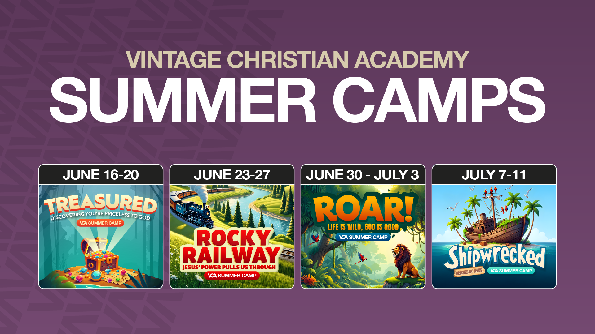 Vintage Christian Academy Summer Camps 2025 — Vintage Church • A